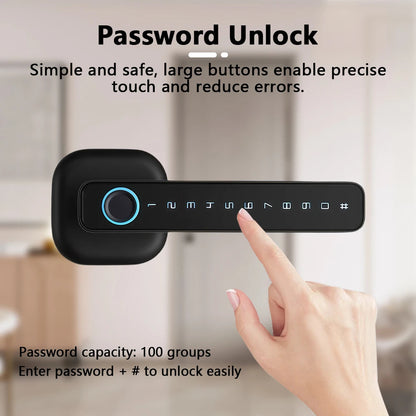 M6 Smart Lock with Handle