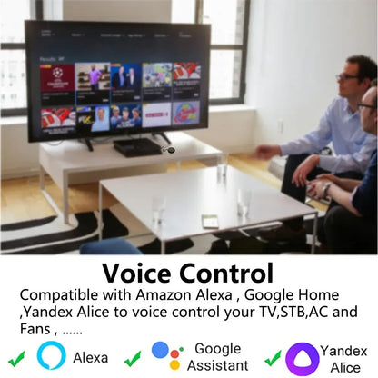 Wi-Fi Mini Smart IR Remote Control, App & Voice Control for TV & More