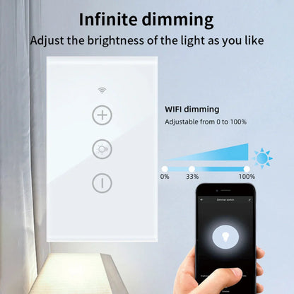 Wi-Fi Smart Dimmer Switch Light – Adjust LED Brightness Anytime, Anywhere