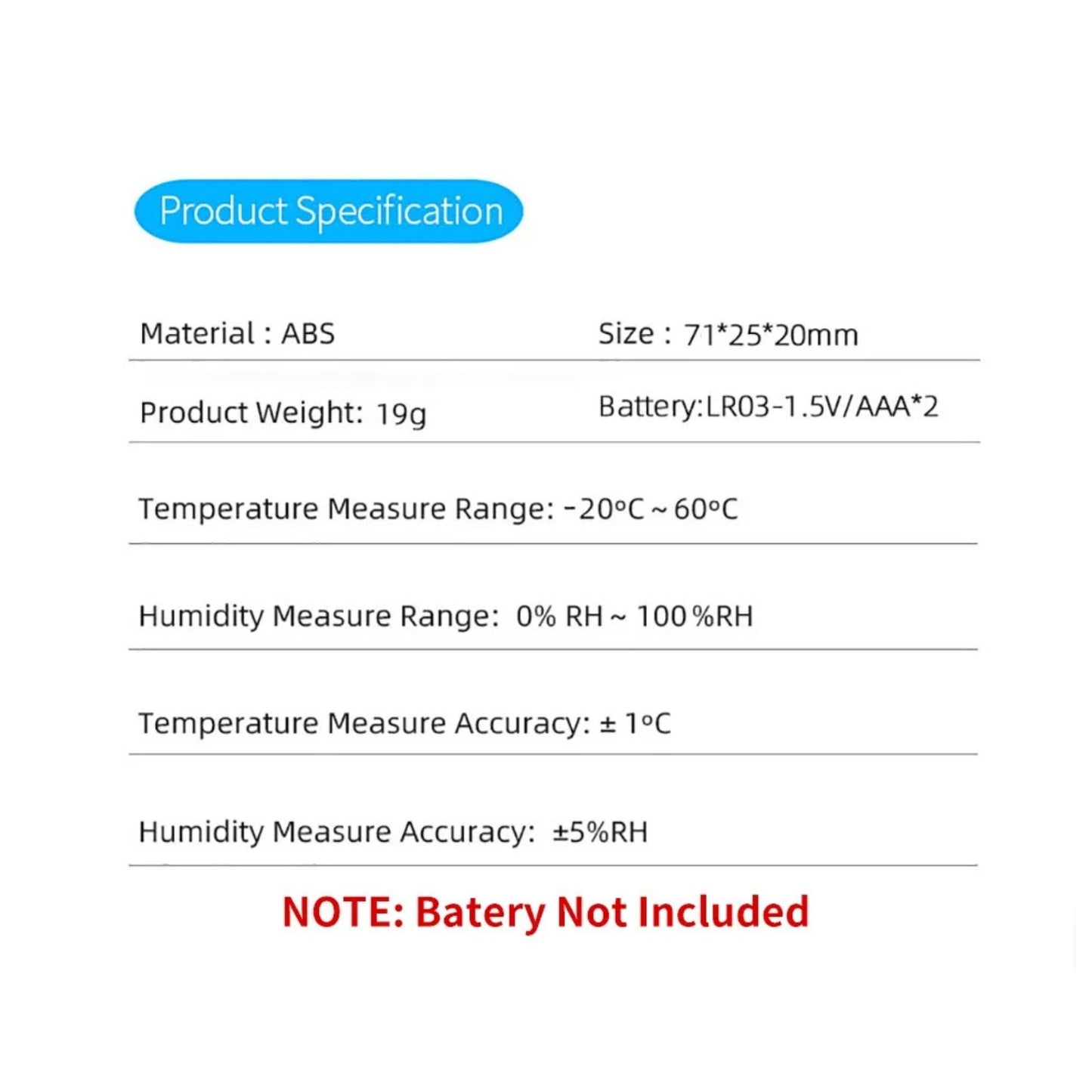 Smart Temperature & Humidity Sensor – Real-Time Indoor Climate Monitor