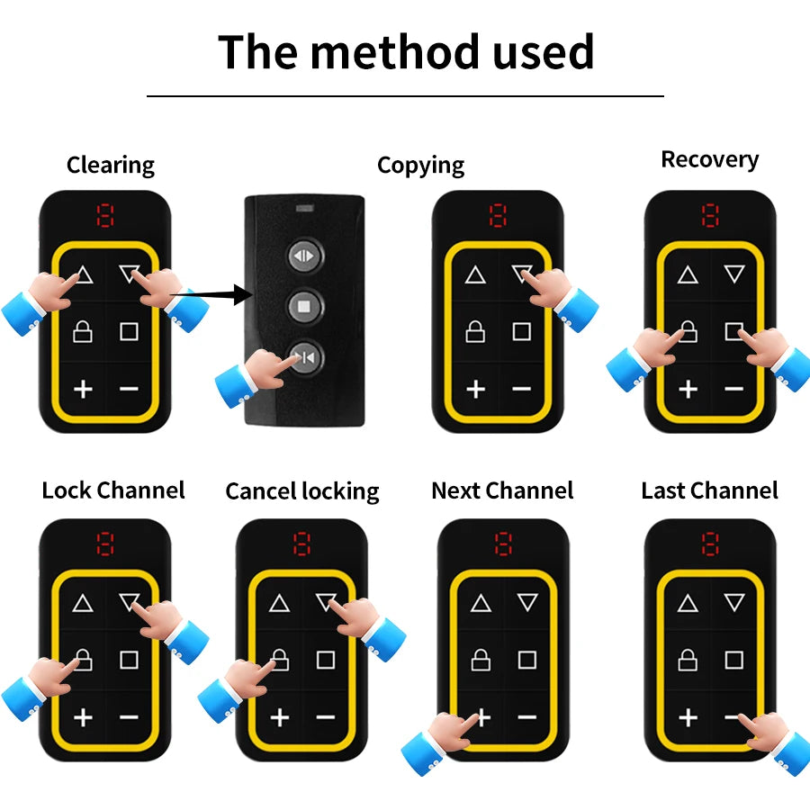 Universal Gate Remote Duplicator - Copy Your Existing Remote in Seconds