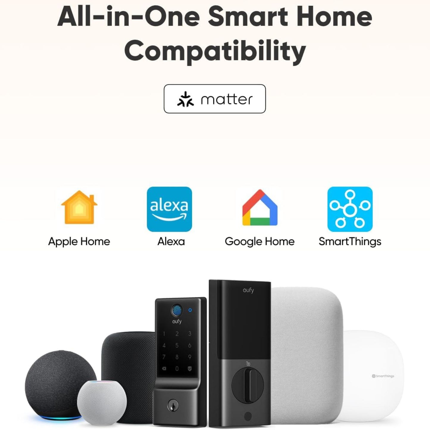 eufy Smart Lock C34 – Keyless Home Door Security