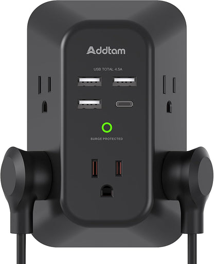 9-in-1 USB Wall Charger with Surge Protection – Power & Charge All Devices Safely