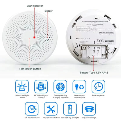 Smart Smoke and CO Detector - Two Life Saving Alerts in One Device