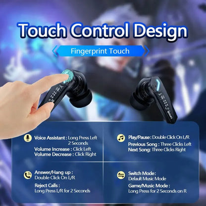 Lenovo GM2 Pro Gaming Earbuds, 30h Playtime, ANC, Dual Mode & Hi-Fi Sound