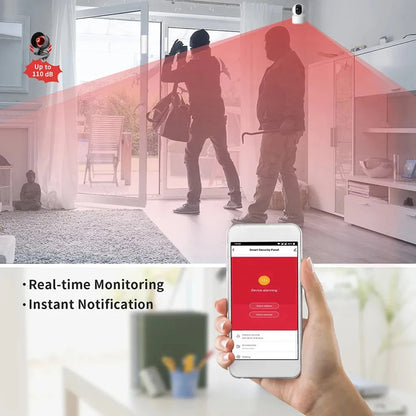Smart Alarm Kit - Loud Alert and Phone Notification in One