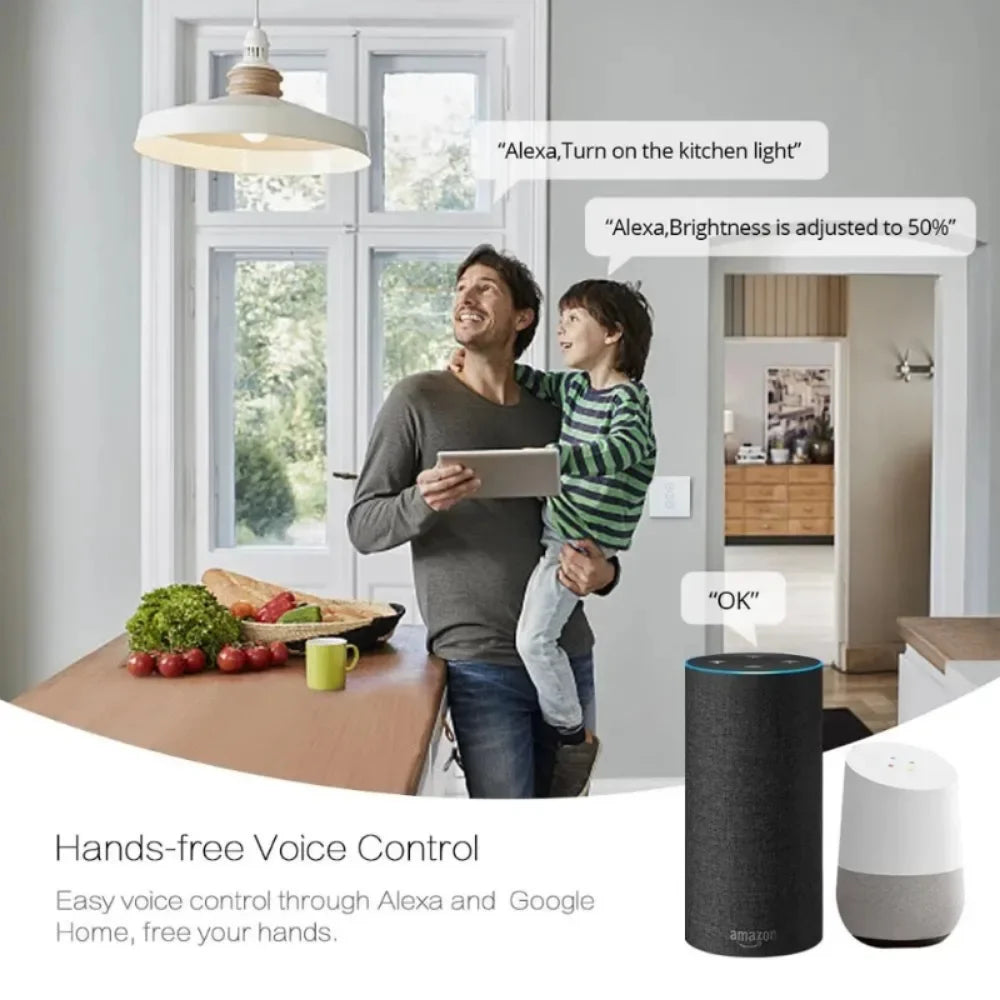 Wi-Fi Smart Dimmer Switch Light – Adjust LED Brightness Anytime, Anywhere