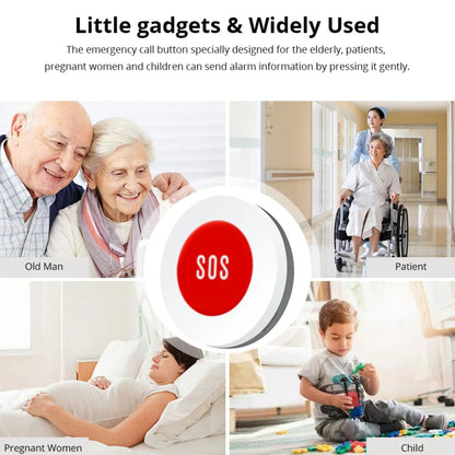 ZigBee Smart SOS Emergency Button, Get Help with One Press