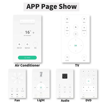 Wi-Fi Mini Smart IR Remote Control, App & Voice Control for TV & More