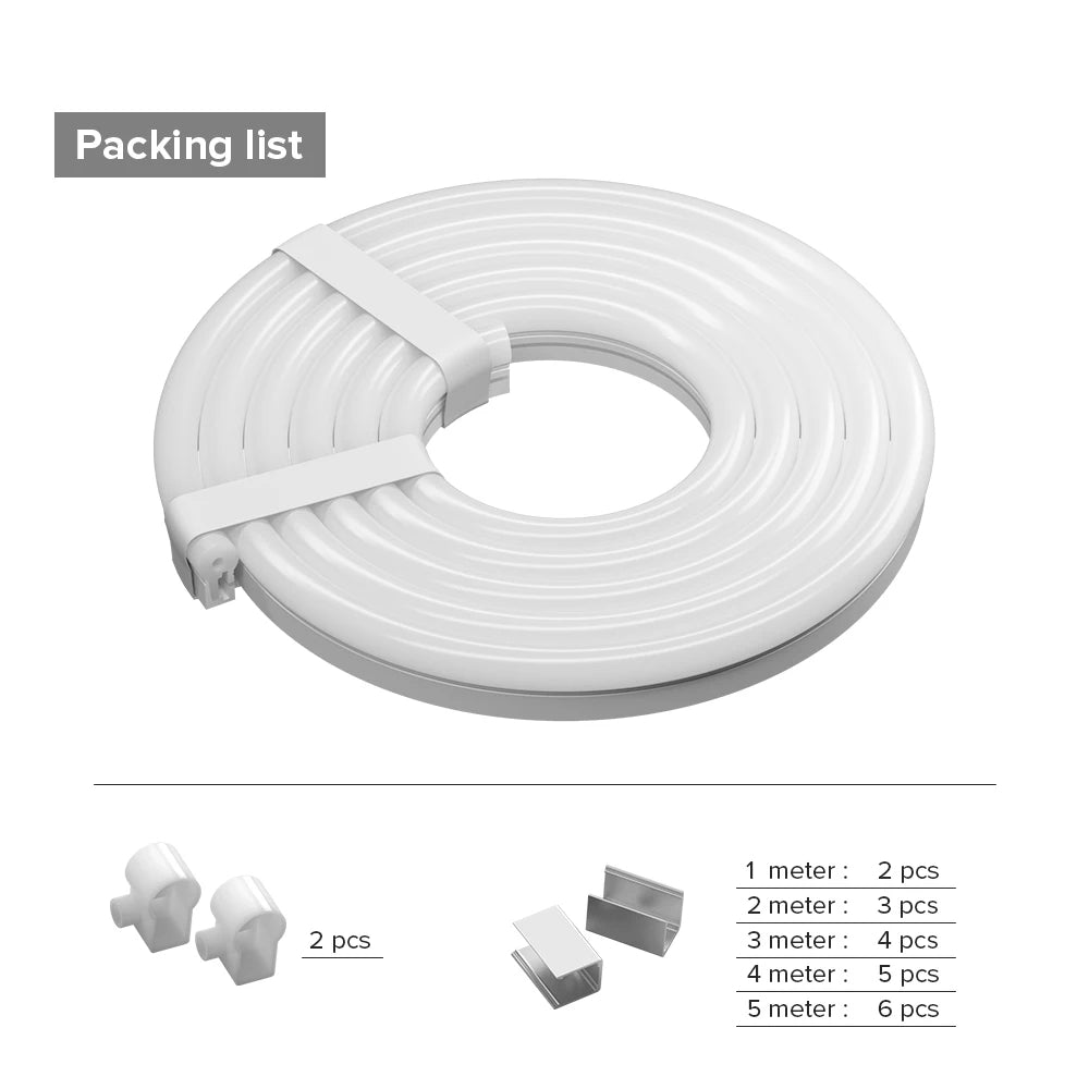 BTF-LIGHTING Neon Silicone Housing – Smooth Dot-Free Neon Light