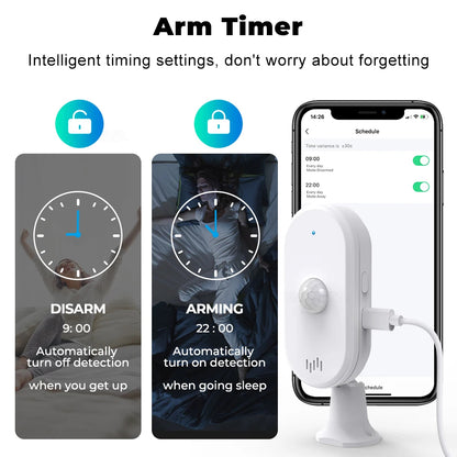 Smart Motion Sensor Alarm - Scares Off Intruders and Get Alerts in Your Phone