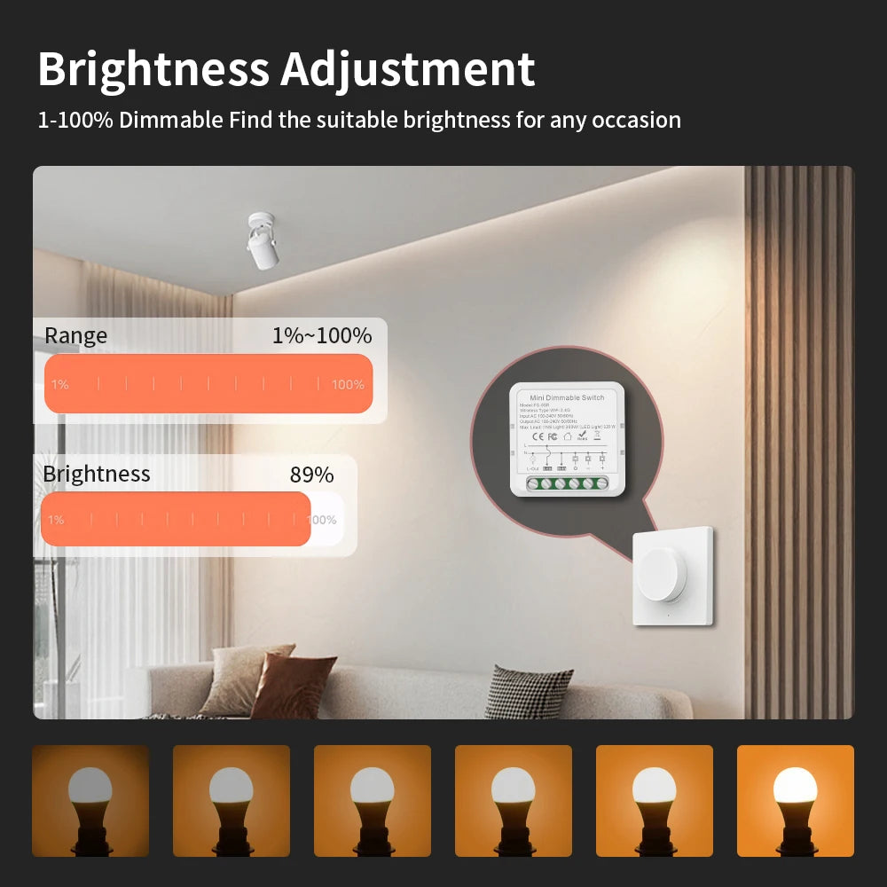 TNCE Smart Dimmer Module – Dimming Without Changing Your Switch