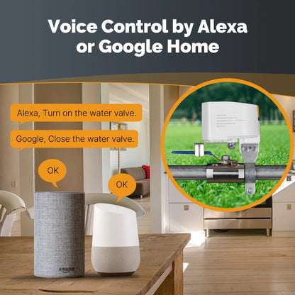 MOES ZigBee Smart Valve Controller – Automatic Gas & Water Shutoff for Home Safety & Leak Protection