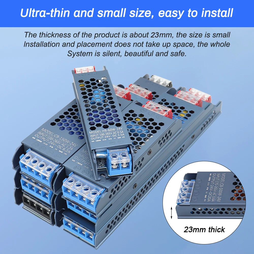 24V DC LED Power Supply – Flicker-Free & Stable Output