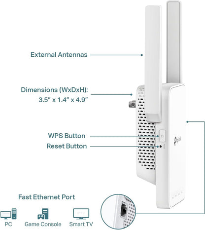 TP-Link AC1200 Wi-Fi Extender – Strong Signal in Every Corner