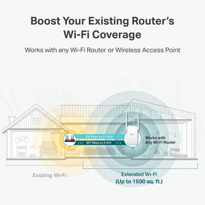 TP-Link AC1200 Wi-Fi Extender – Strong Signal in Every Corner