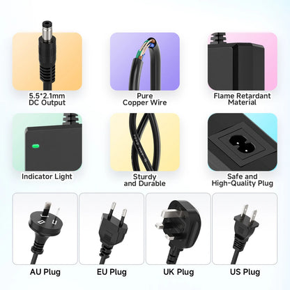 24V 5A LED Power Supply Adapter