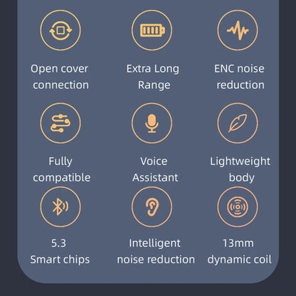 Mate70 True Wireless In-Ear Earbuds, Clear Sound For Everyday Listening