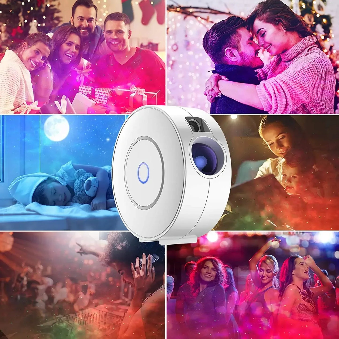 Smart Galaxy Projector - Turn Your Ceiling Into a Moving Aurora Sky