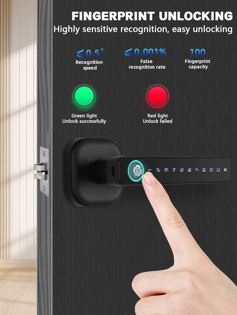 M6 Smart Lock with Handle
