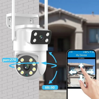 8MP Dual Lens PTZ Camera – Full Yard Coverage