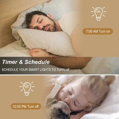 Smart LED Bulb E27 - Change Your Room Color With Your Phone or Voice