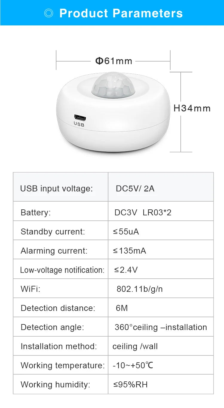 Smart PIR Motion Sensor - Get Alerted the Moment Someone Enters