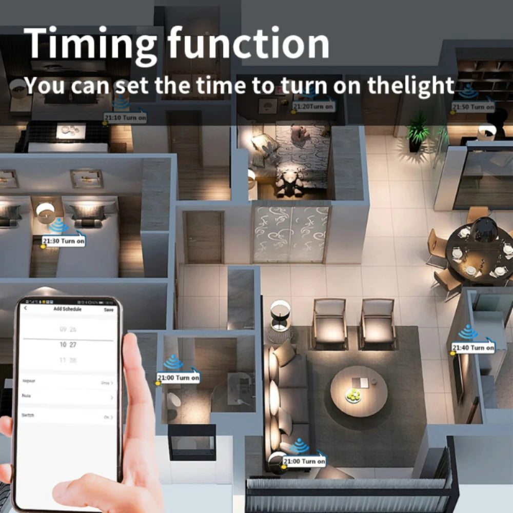 Wi-Fi Smart Dimmer Switch Light – Adjust LED Brightness Anytime, Anywhere