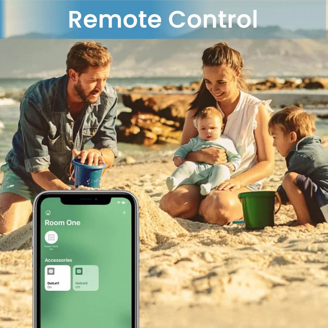 Smart Dual Outlet – Control Two Appliances With Apple Home