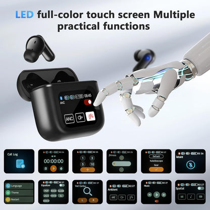 SE60 True Wireless Stereo Earbuds – 50H Playtime, Deep Bass, ANC/ENC, IPX7 Waterproof, Daily Commute & Gym