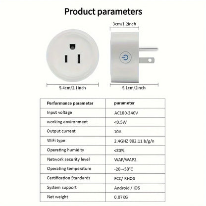 Wi-Fi Smart Plug – Forgetting to Turn Off Appliances? Automate Them Easily!