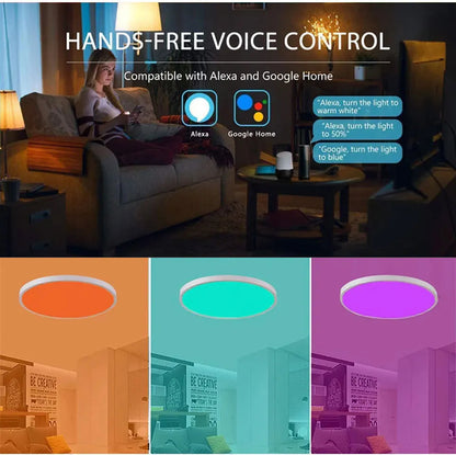 Smart RGB Ceiling Light - Change Your Room Color From Your Phone