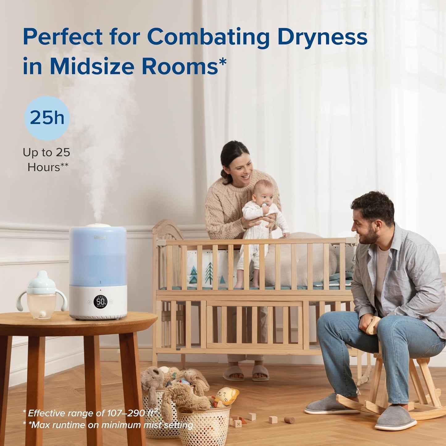 LEVOIT Smart Humidifier - Quiet for Bedrooms and Nurseries