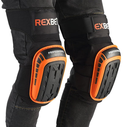 REXBETI Knee Gel Pads, Anti-slip Foam for Construction, Gardening, Flooring, and Cleaning