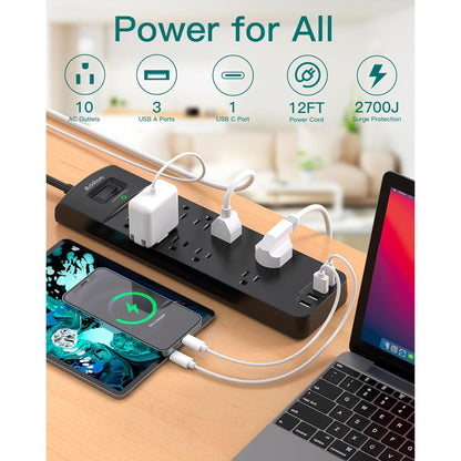 14-in-1 Power Strip Surge Protector (Non Smart)