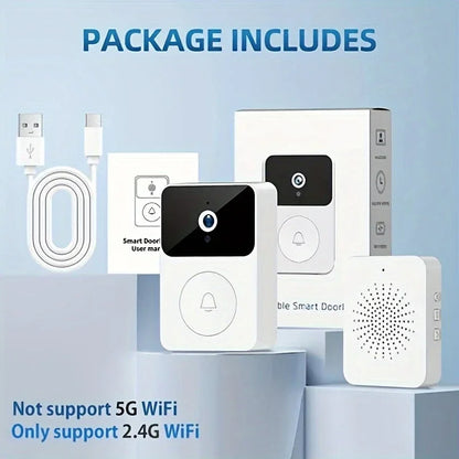 Wi-Fi Smart Video Doorbell Camera – See and Talk to Visitors from Your Phone