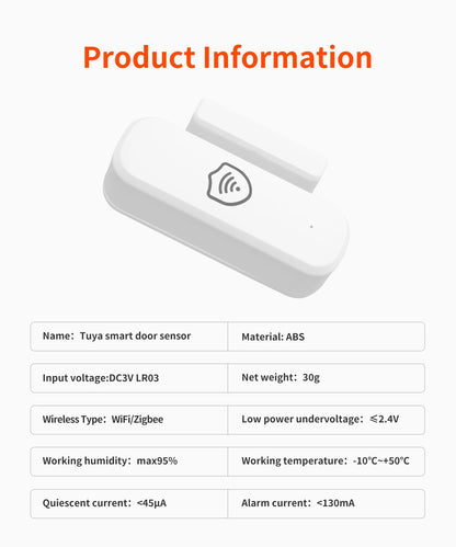 Wi-Fi Door & Window Sensor – Get Instant Security Alerts!
