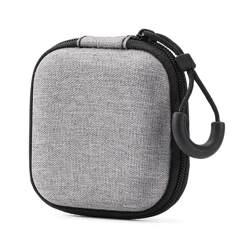 Small Shockproof Carry Case, Protective Storage For Earphones And Cables