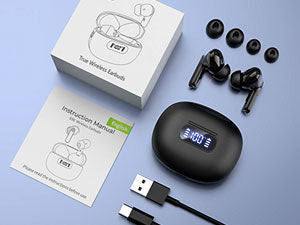 S50 True Wireless Stereo Earbuds – 48H Playtime, ENC Calls, IPX7 Waterproof for Gym & Daily Commute