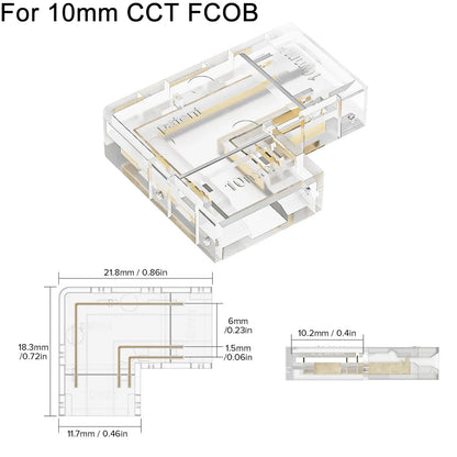 LED Strip L Connector – Clean 90° LED Corners Without Soldering