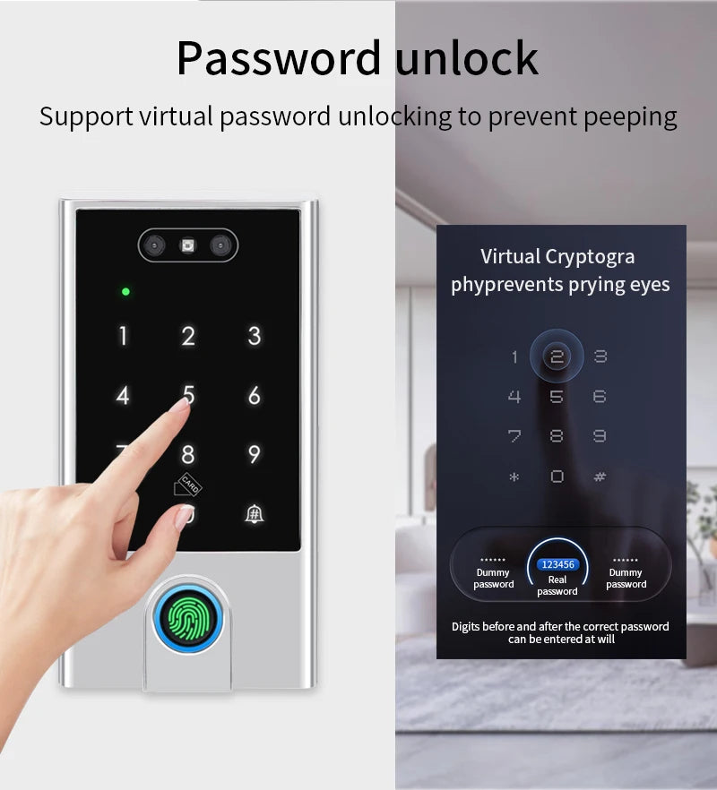 VF4-5 Smart Wi-Fi Access Control - Unlock with Your Face, Fingerprint, RFID Card, PIN or App Control
