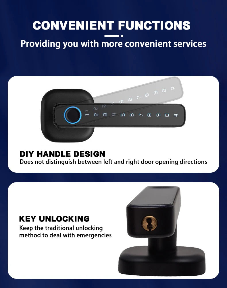 M6 Smart Lock with Handle