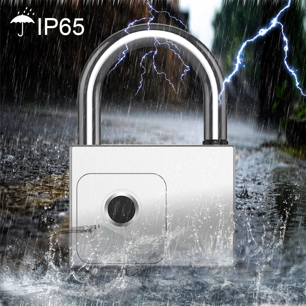 P70 Smart Padlock – Fingerprint & App Unlock for Keyless Security