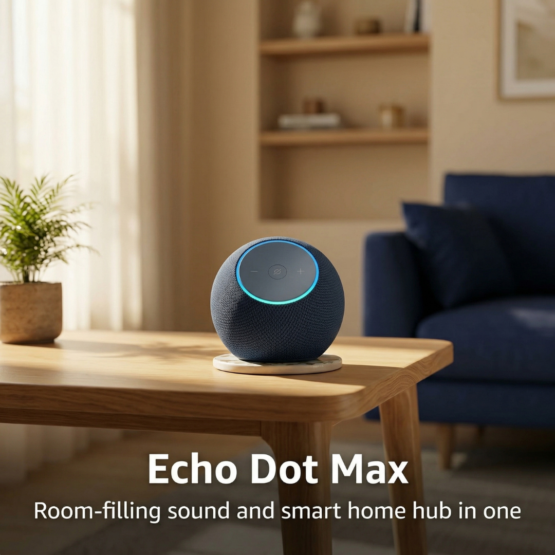 Amazon Echo Dot Max – Room-Filling Sound and Smart Home Hub in One