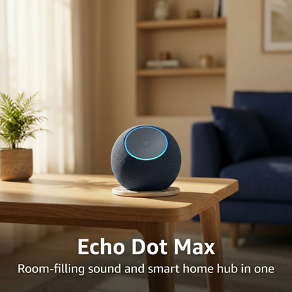 Amazon Echo Dot Max – Room-Filling Sound and Smart Home Hub in One