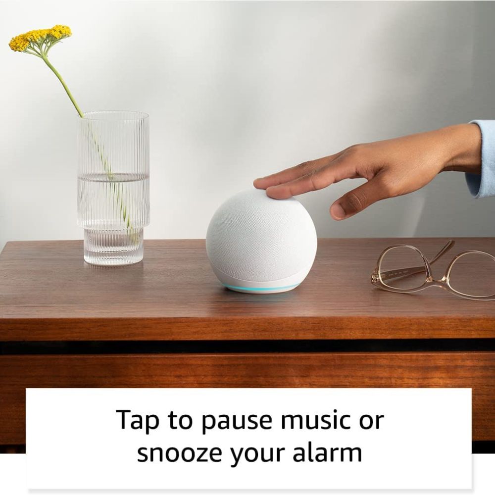 Echo Dot (Newest Model) - Alexa Speaker with Vibrant Sound for Any Room