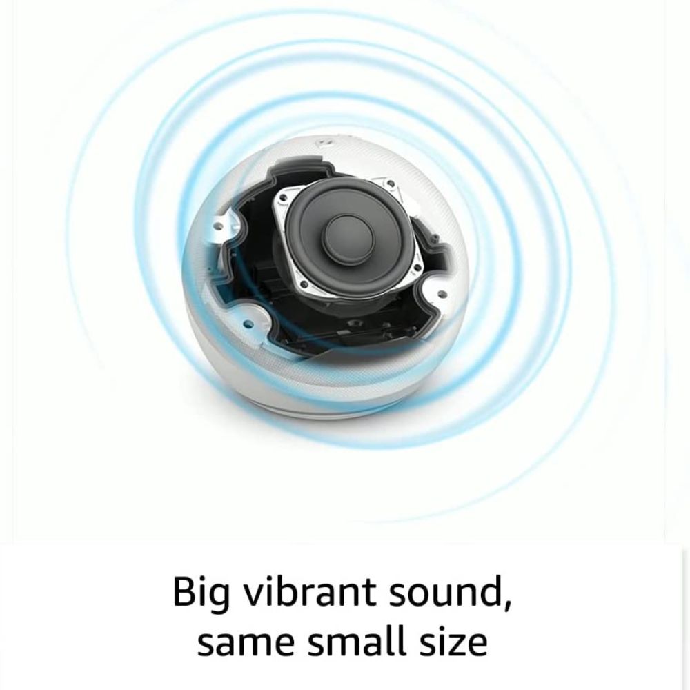 Echo Dot (Newest Model) - Alexa Speaker with Vibrant Sound for Any Room