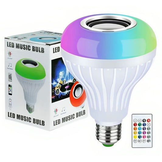 LED Music Bulb E27 with RGB Remote Control