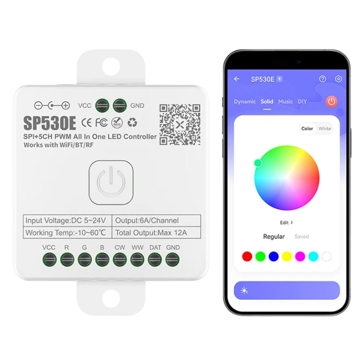 SP530E All-in-One LED Controller, Chasing & Dynamic Effects