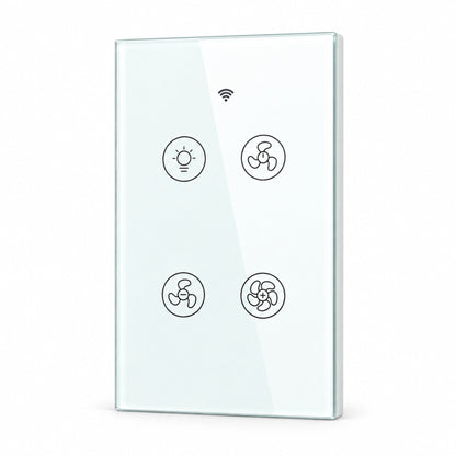 Wi-Fi Fan & Light Switch - Control Your Ceiling Fan and Light From Bed